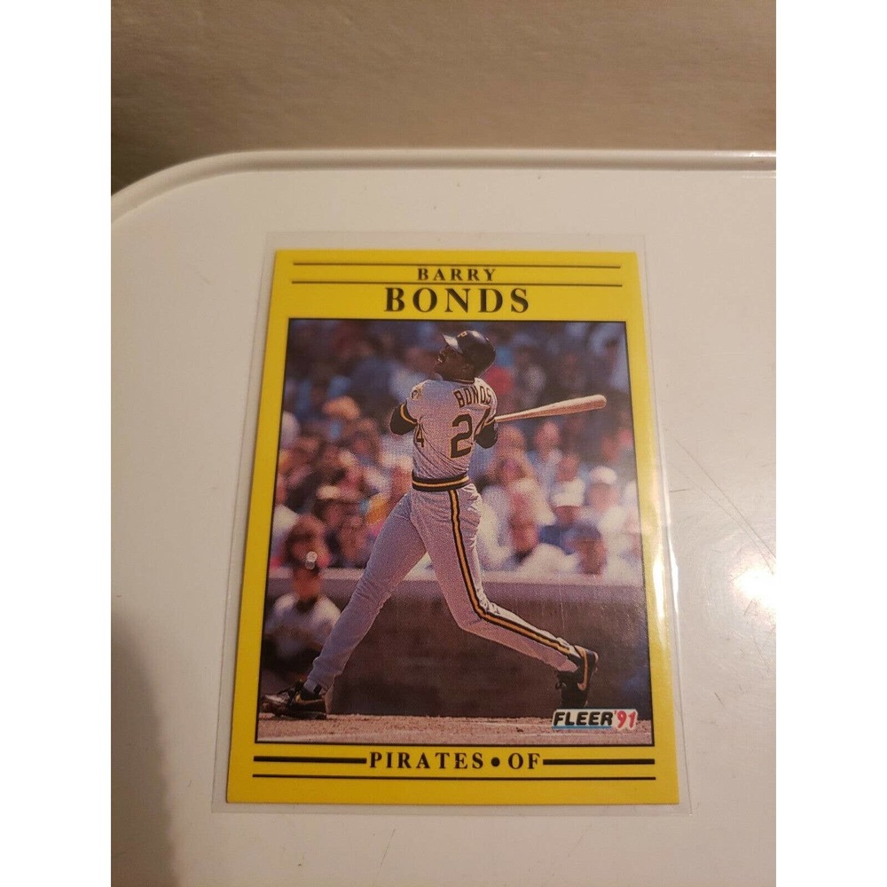 1991 Fleer #33 Barry Bonds - Pittsburgh Pirates - MLB